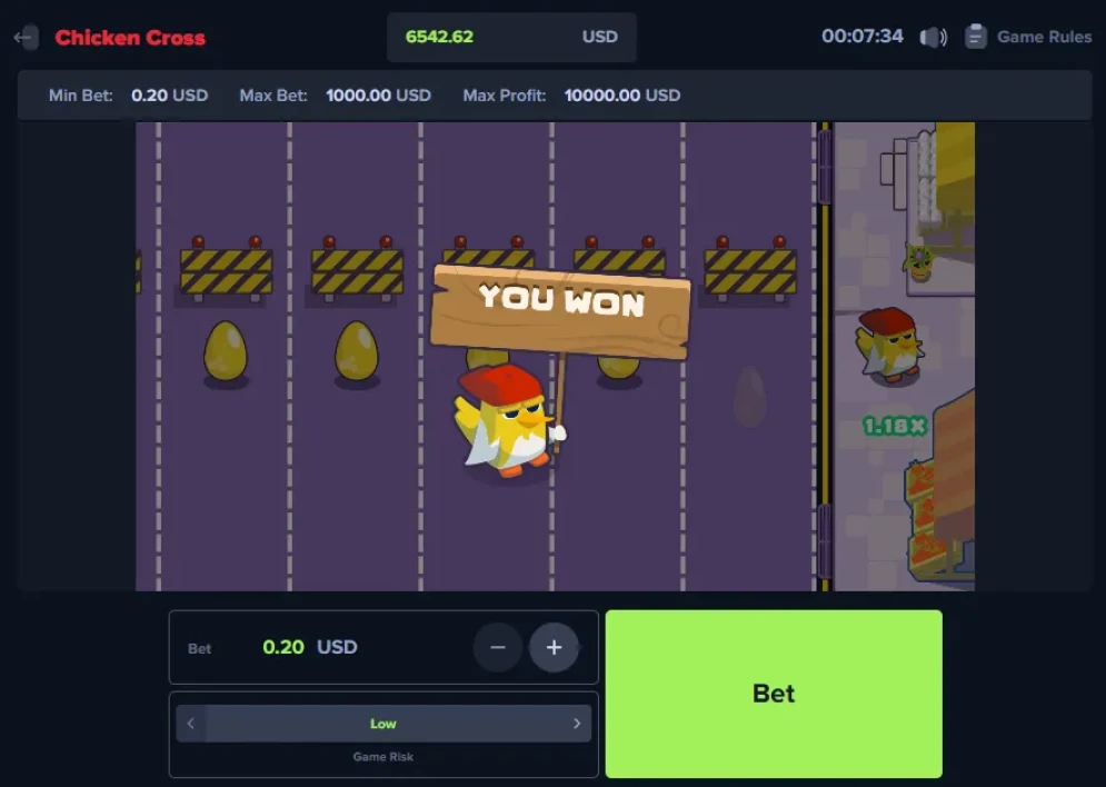 Chicken Cross demo